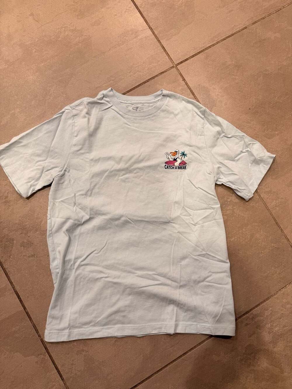 Vineyard Vines Catch A Break Pelican Graphic T-Shirt Size L